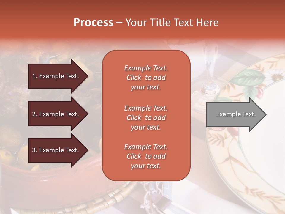 Plate Dinner Variation PowerPoint Template