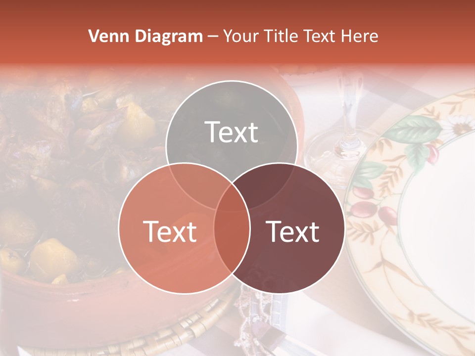 Plate Dinner Variation PowerPoint Template