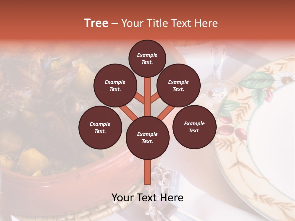 Plate Dinner Variation PowerPoint Template