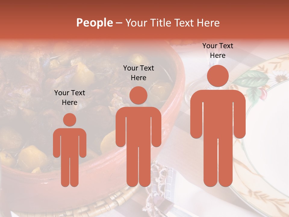 Plate Dinner Variation PowerPoint Template