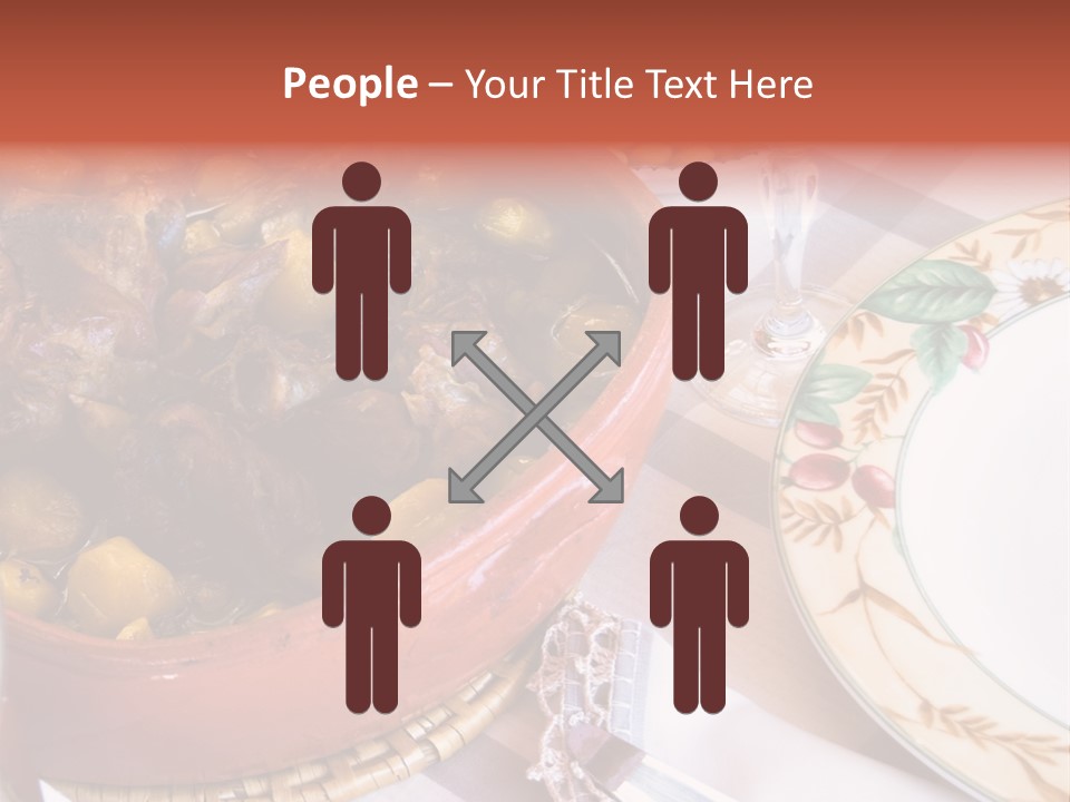 Plate Dinner Variation PowerPoint Template