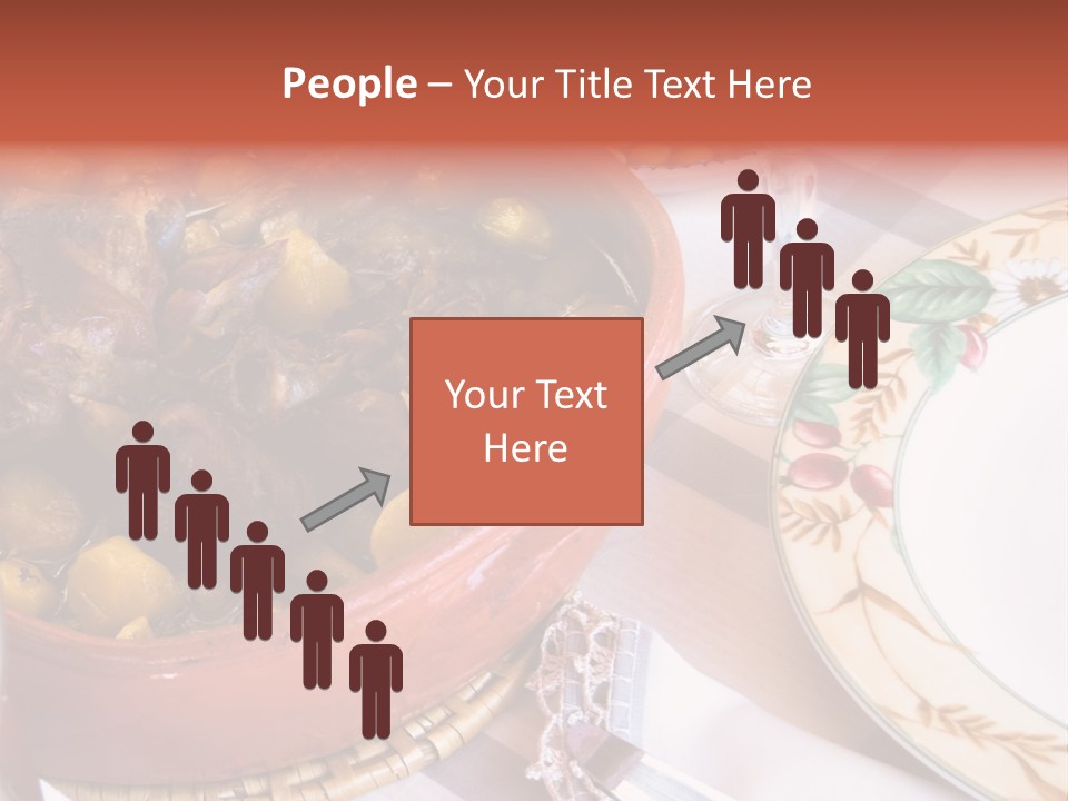 Plate Dinner Variation PowerPoint Template