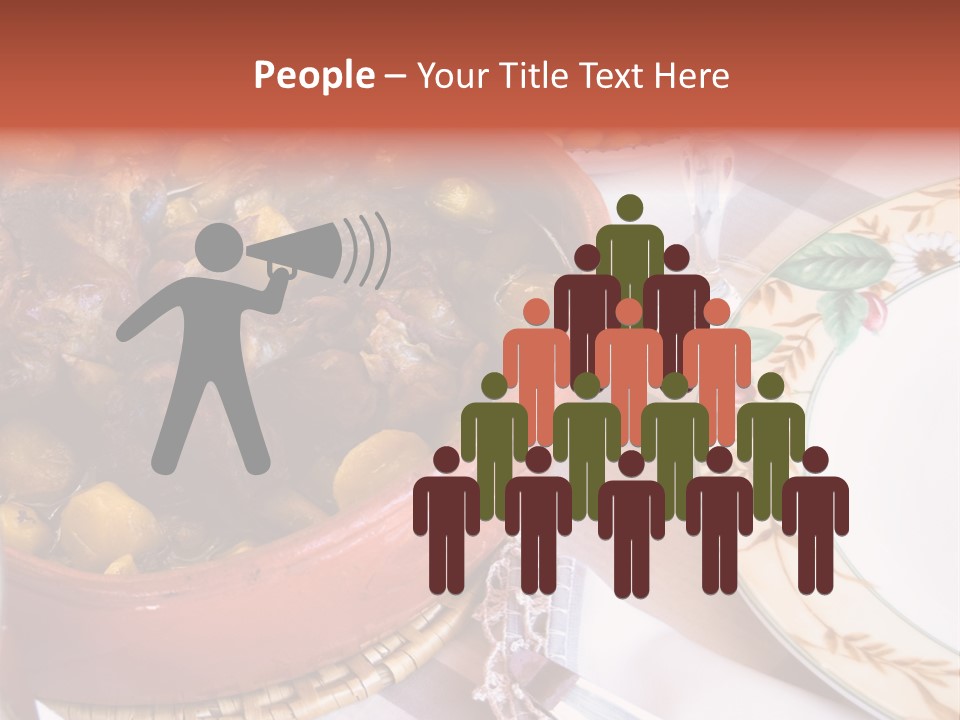 Plate Dinner Variation PowerPoint Template