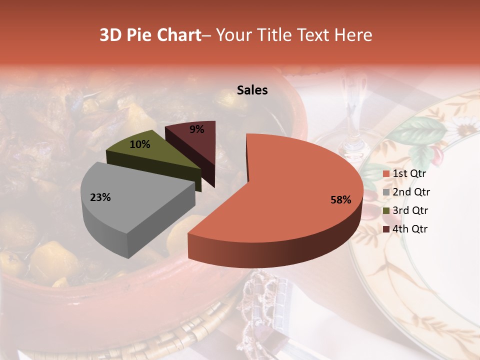 Plate Dinner Variation PowerPoint Template