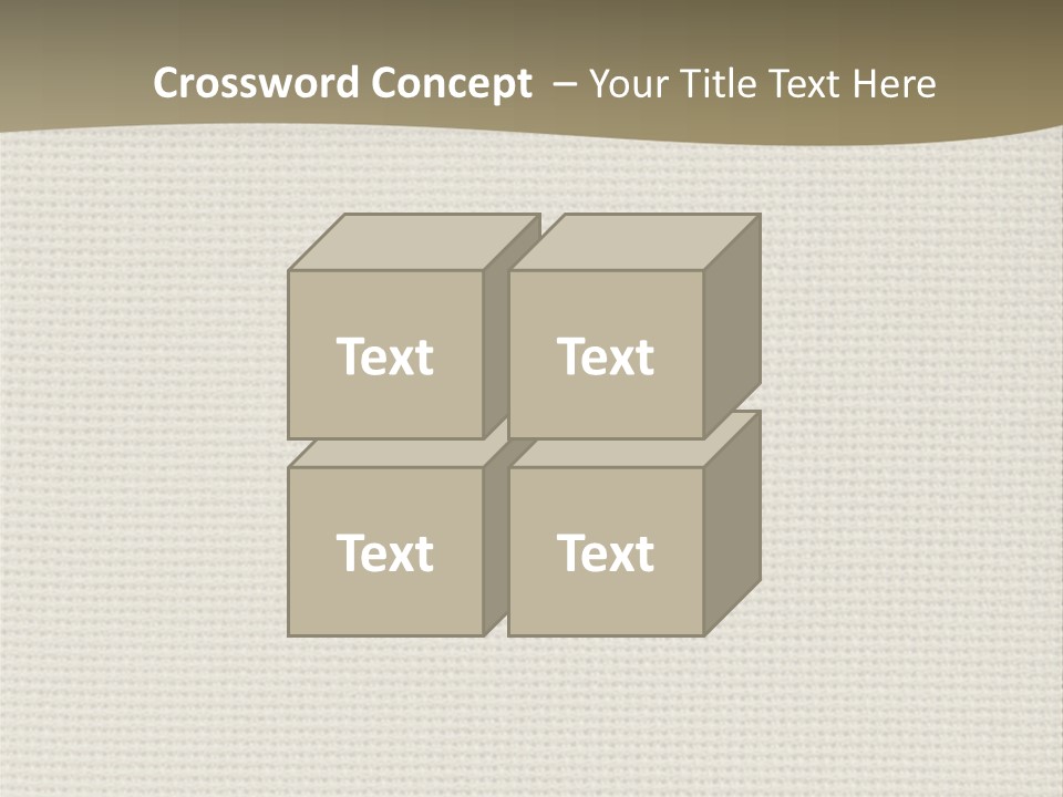 Fibers Rough Canvas PowerPoint Template