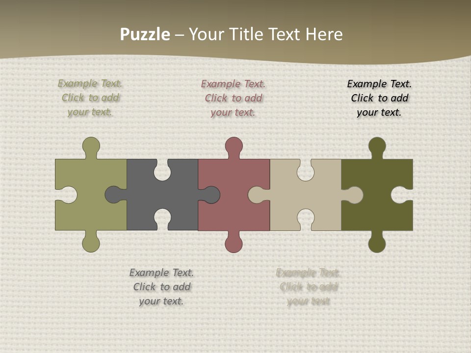 Fibers Rough Canvas PowerPoint Template