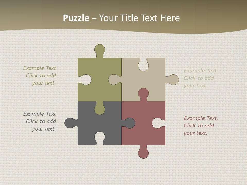 Fibers Rough Canvas PowerPoint Template