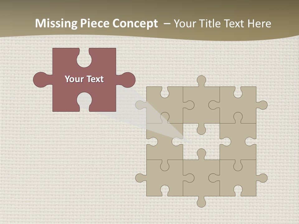 Fibers Rough Canvas PowerPoint Template