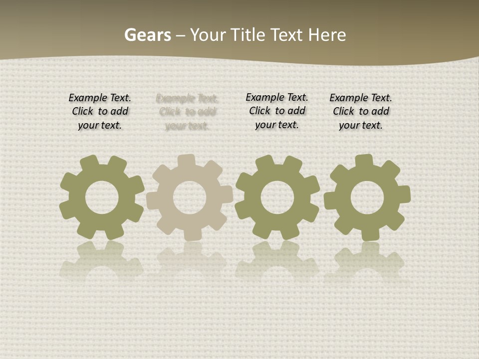 Fibers Rough Canvas PowerPoint Template