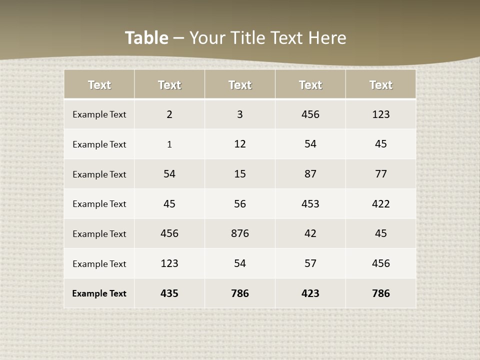 Fibers Rough Canvas PowerPoint Template