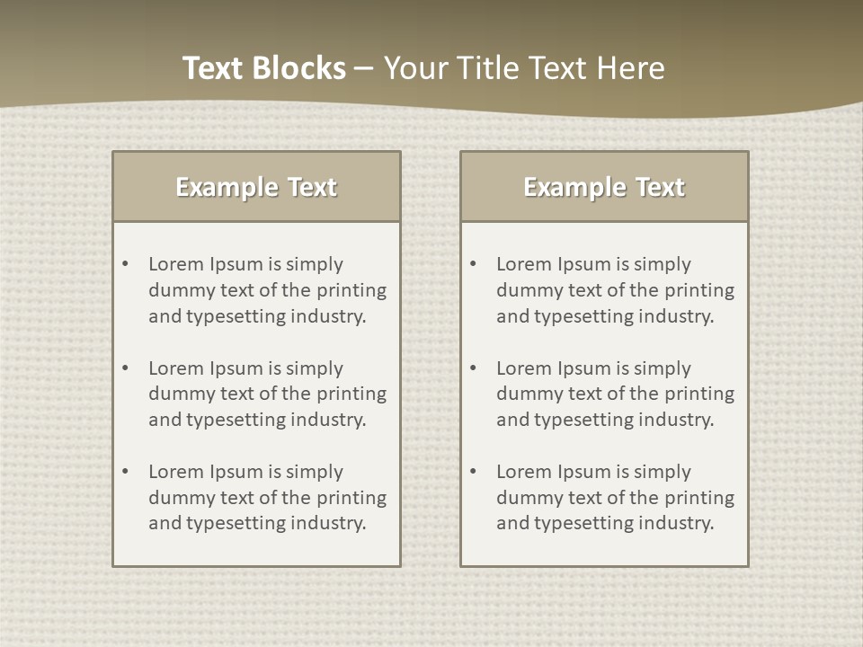 Fibers Rough Canvas PowerPoint Template