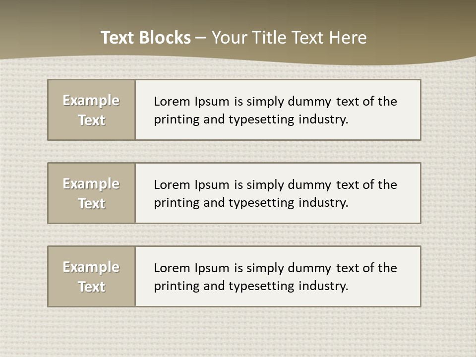 Fibers Rough Canvas PowerPoint Template