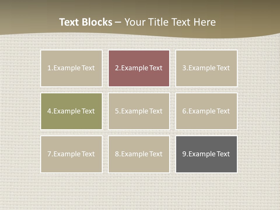 Fibers Rough Canvas PowerPoint Template