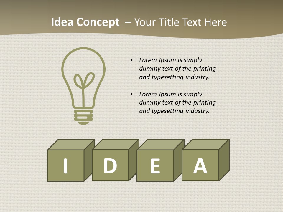 Fibers Rough Canvas PowerPoint Template