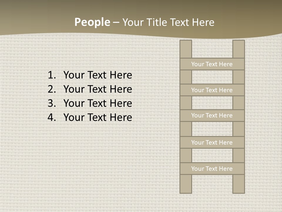Fibers Rough Canvas PowerPoint Template