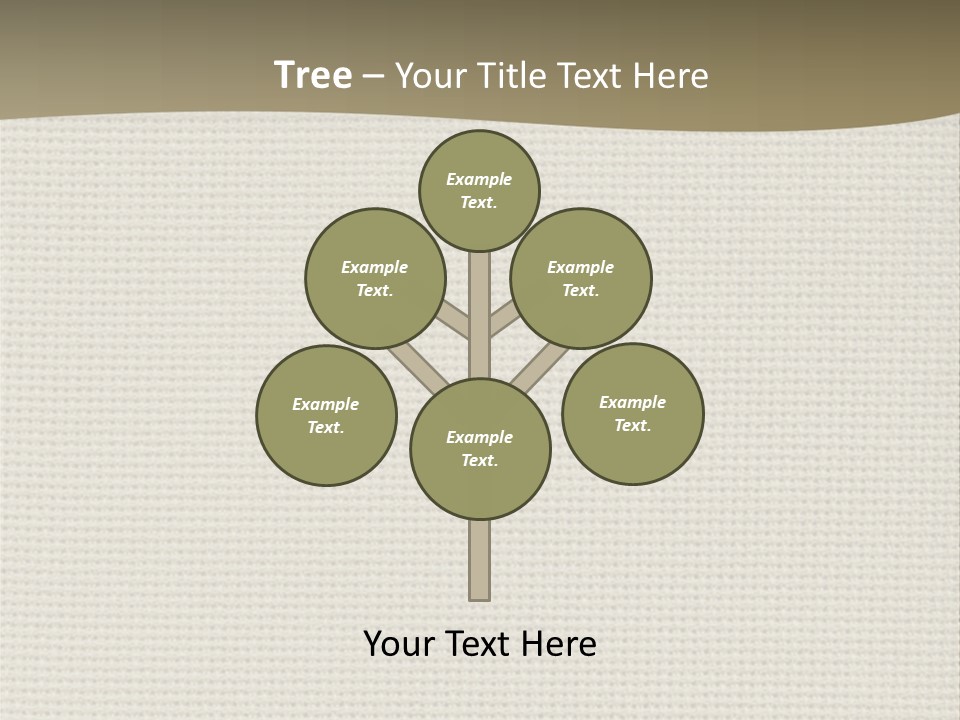 Fibers Rough Canvas PowerPoint Template