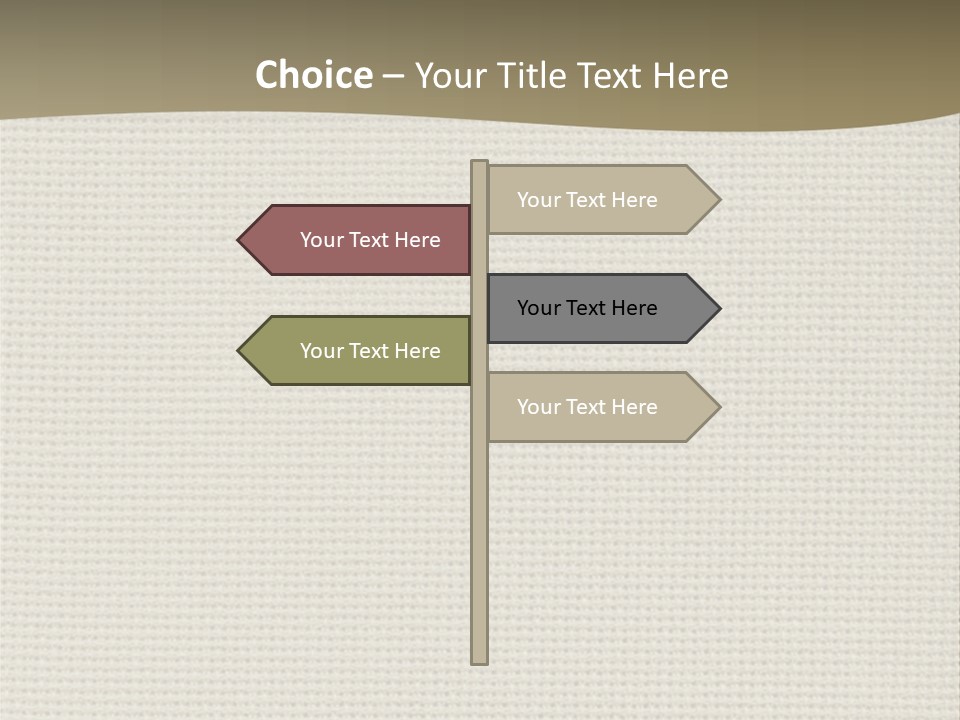 Fibers Rough Canvas PowerPoint Template