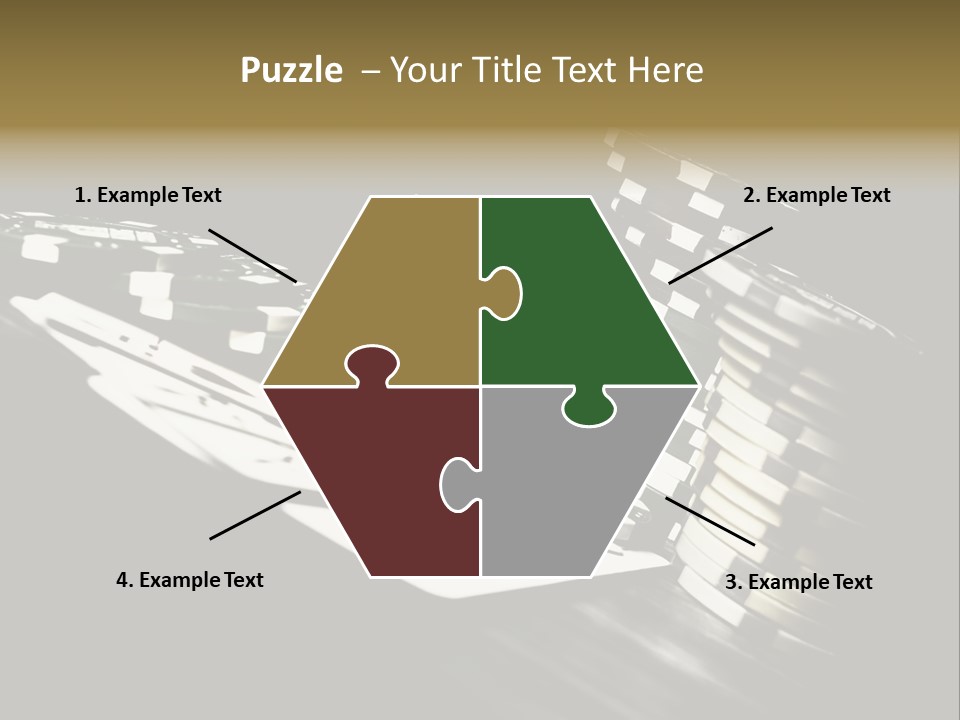 Bet Lie White PowerPoint Template