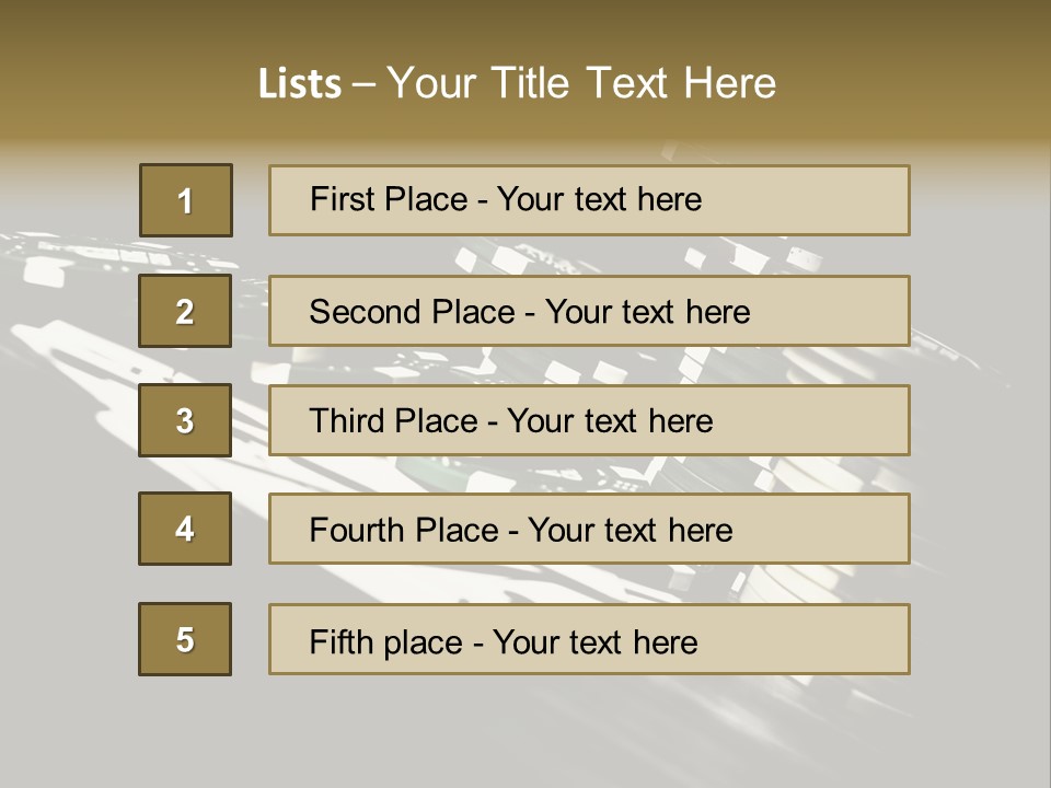Bet Lie White PowerPoint Template
