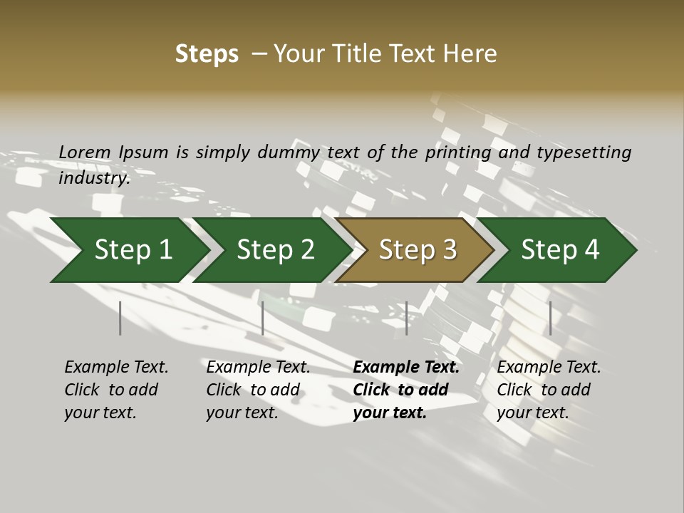 Bet Lie White PowerPoint Template