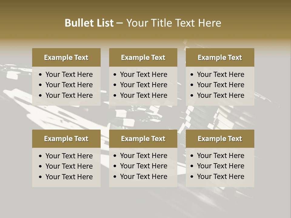 Bet Lie White PowerPoint Template