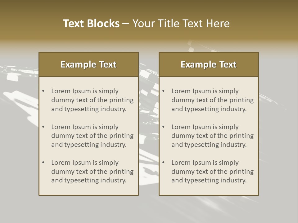 Bet Lie White PowerPoint Template