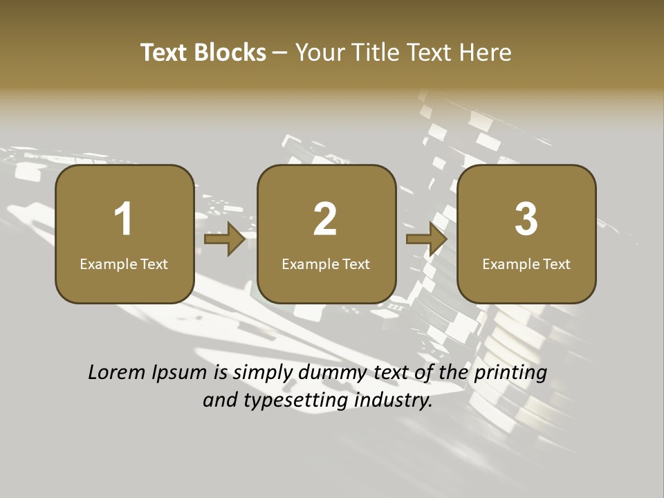 Bet Lie White PowerPoint Template