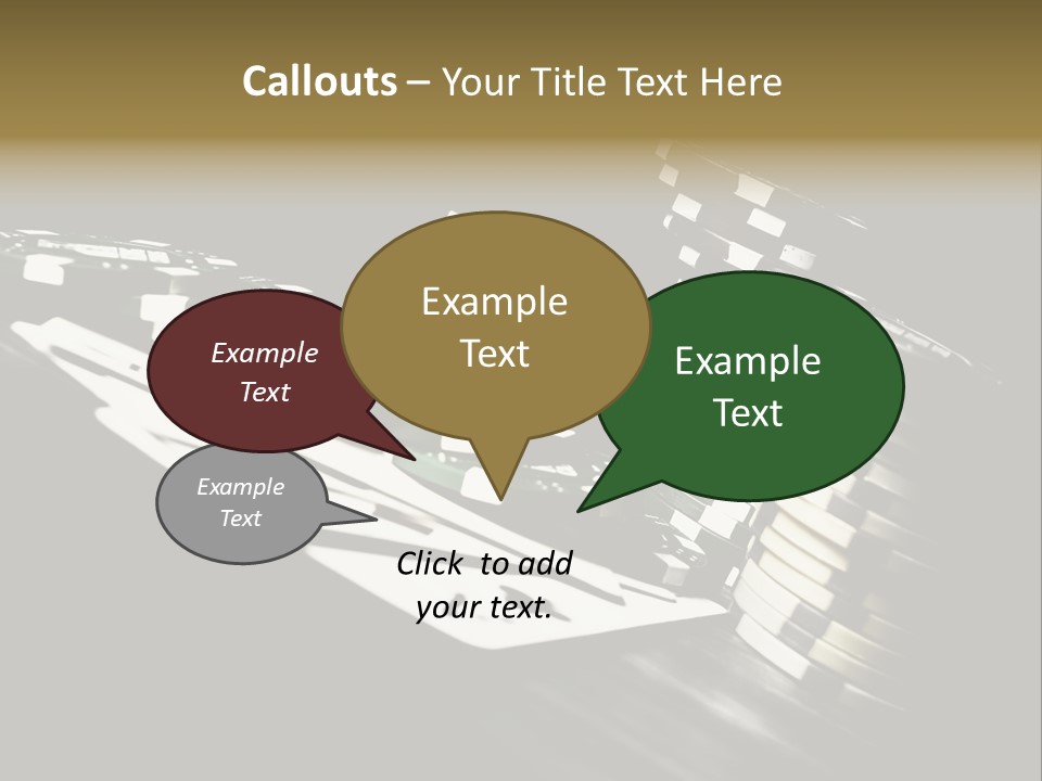 Bet Lie White PowerPoint Template