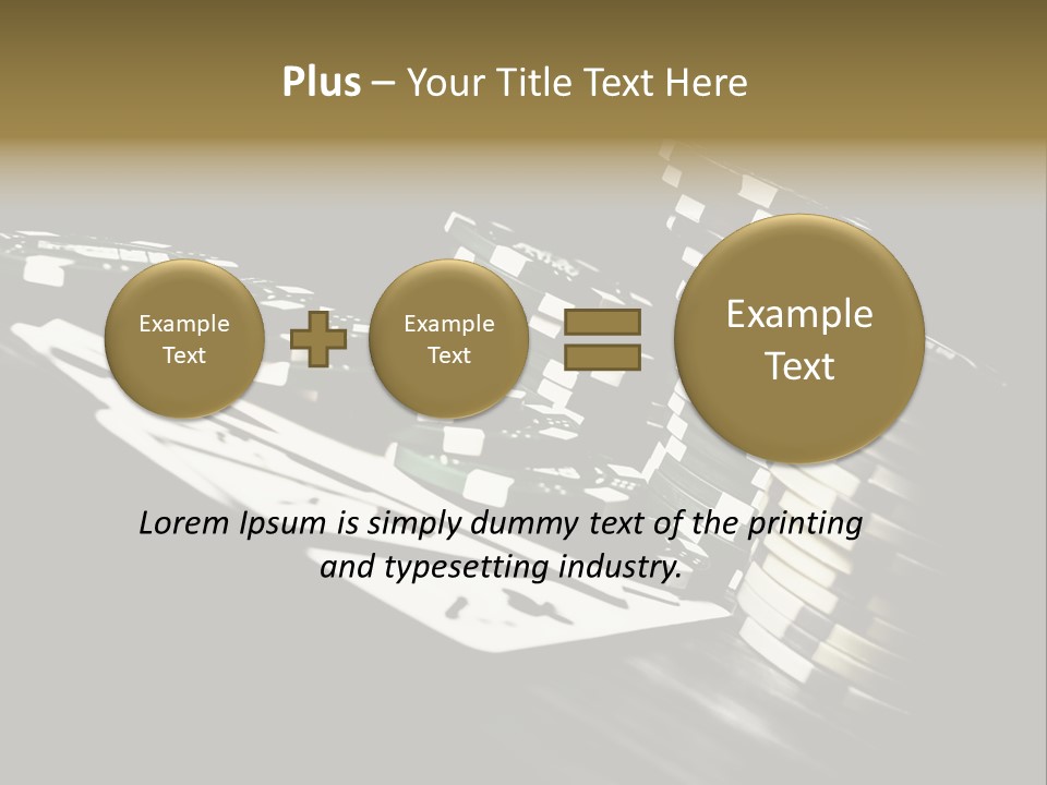 Bet Lie White PowerPoint Template