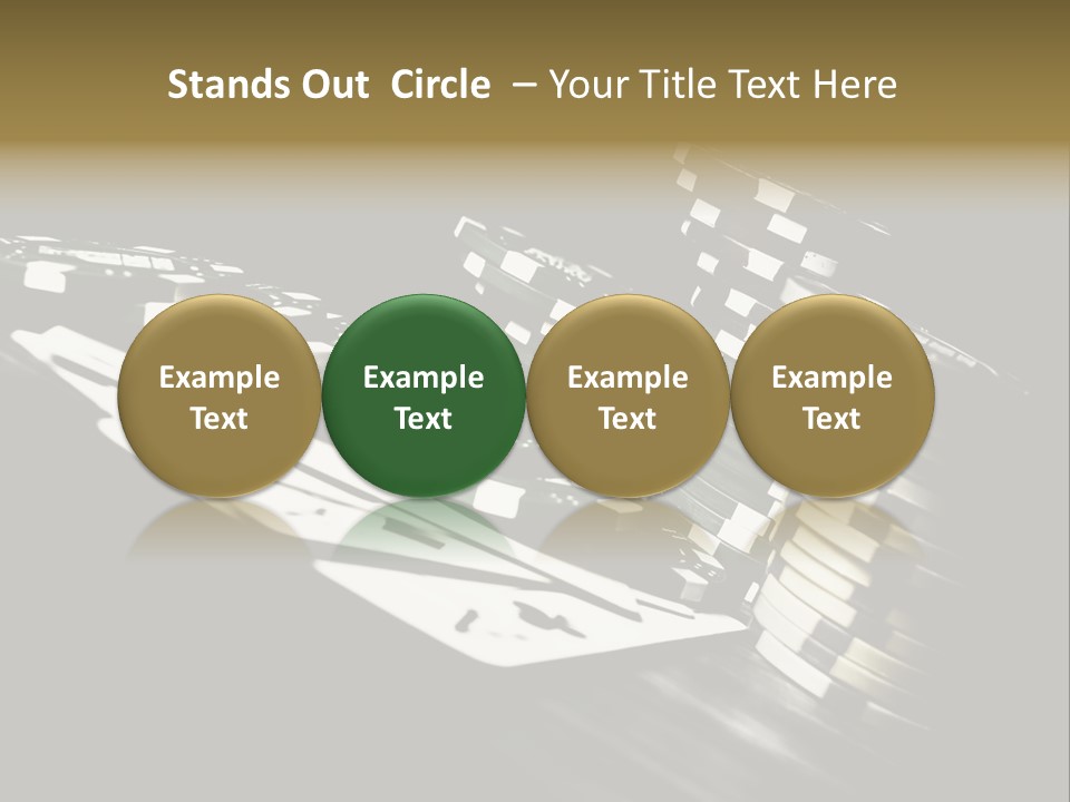 Bet Lie White PowerPoint Template