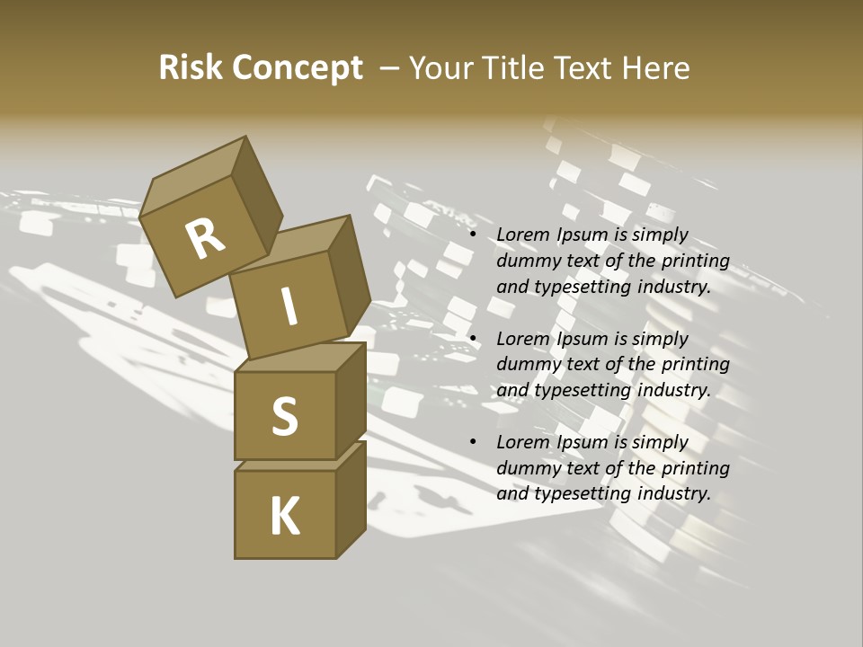 Bet Lie White PowerPoint Template