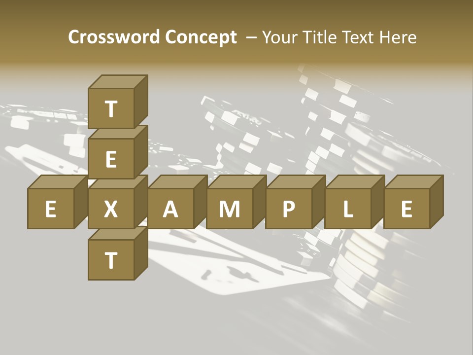 Bet Lie White PowerPoint Template