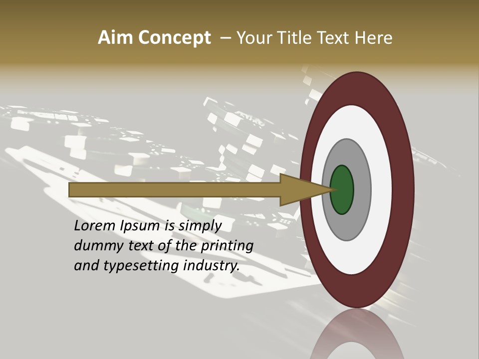 Bet Lie White PowerPoint Template