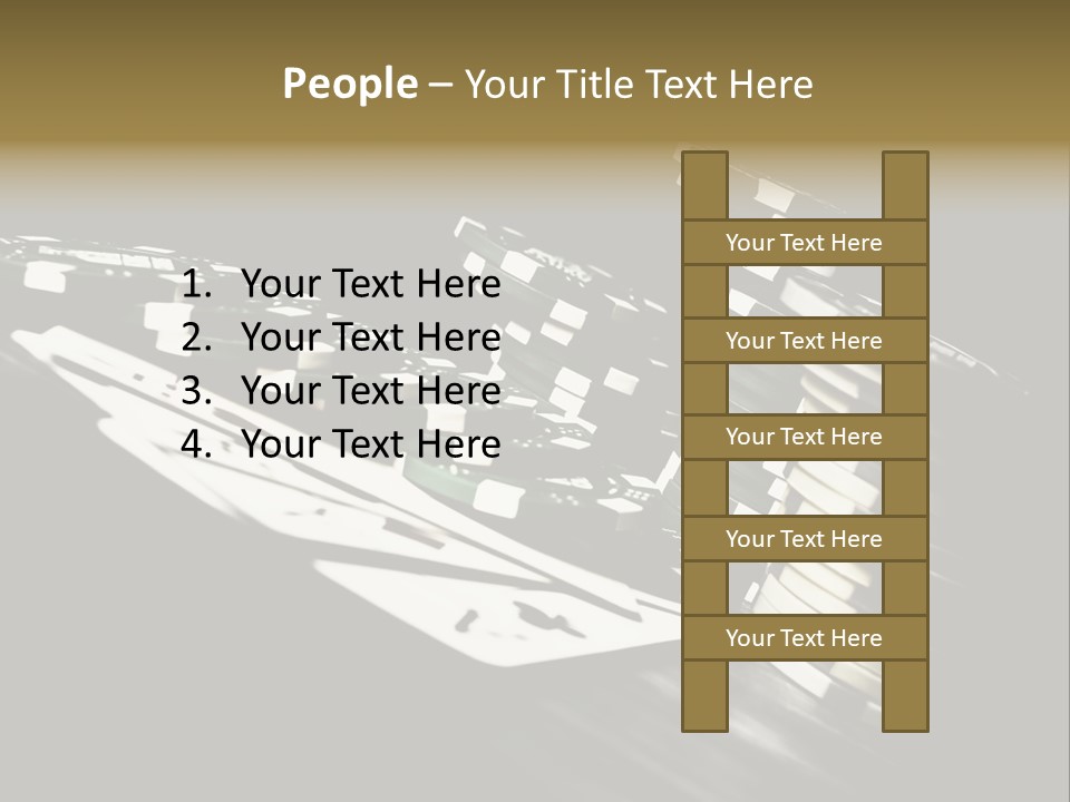 Bet Lie White PowerPoint Template