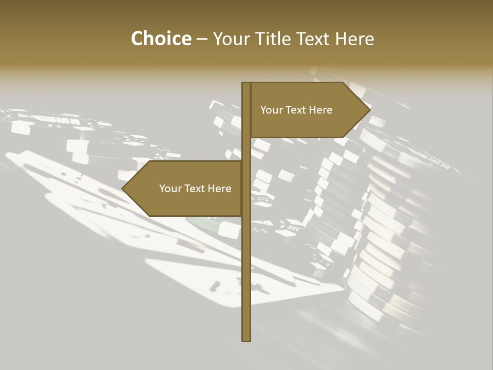 Bet Lie White PowerPoint Template