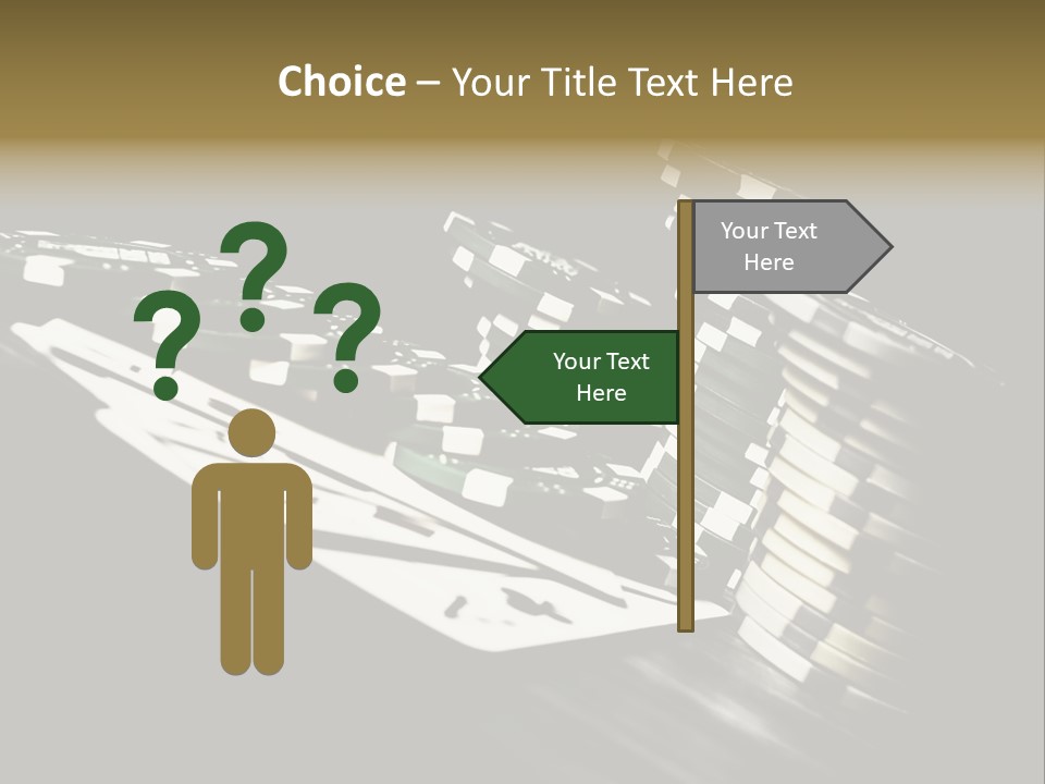 Bet Lie White PowerPoint Template