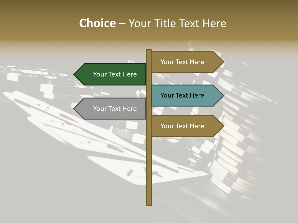 Bet Lie White PowerPoint Template