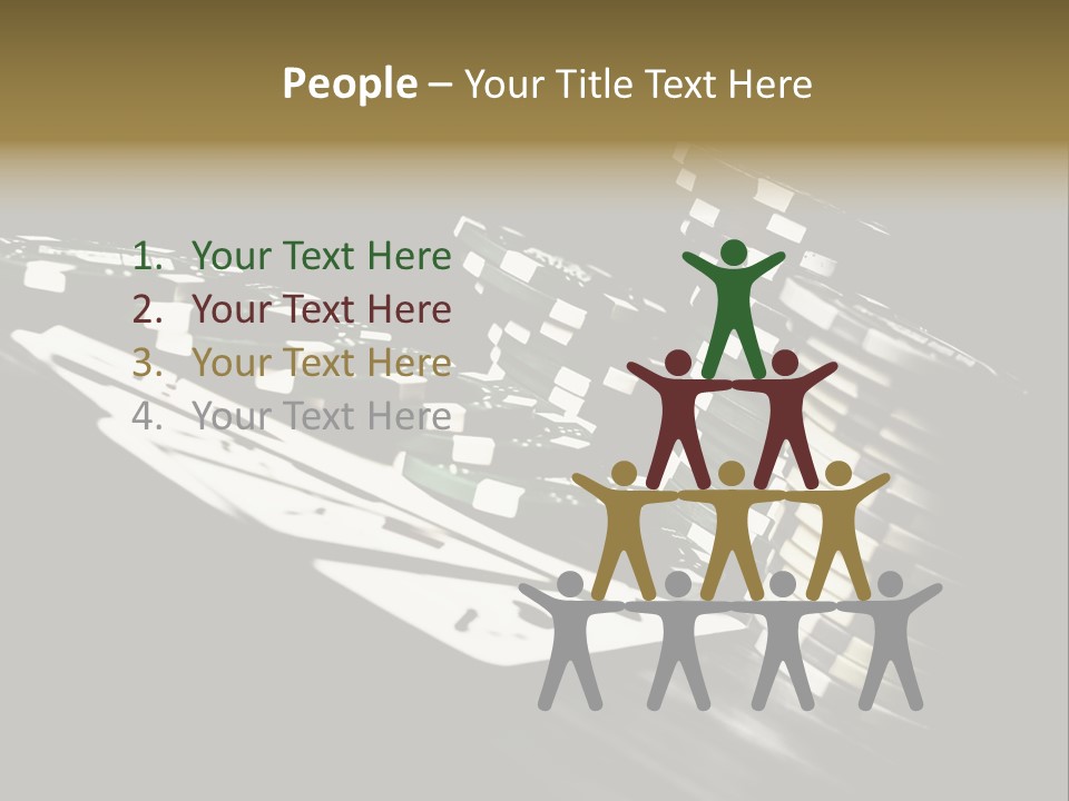 Bet Lie White PowerPoint Template