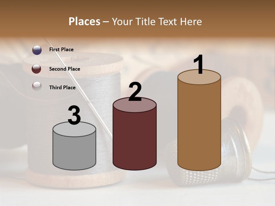 Spools Tape Tools PowerPoint Template