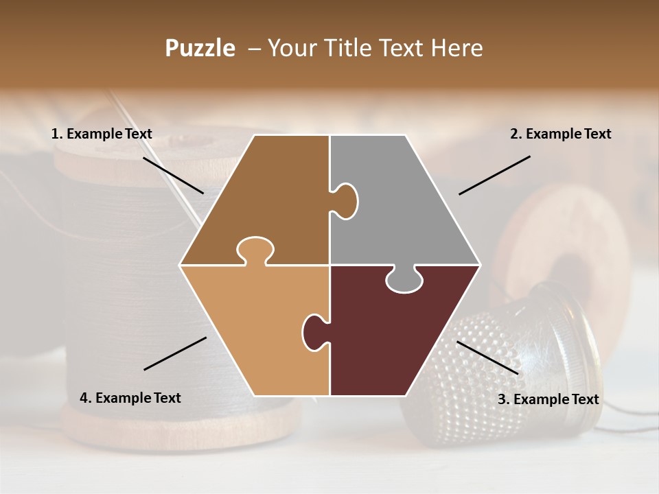 Spools Tape Tools PowerPoint Template