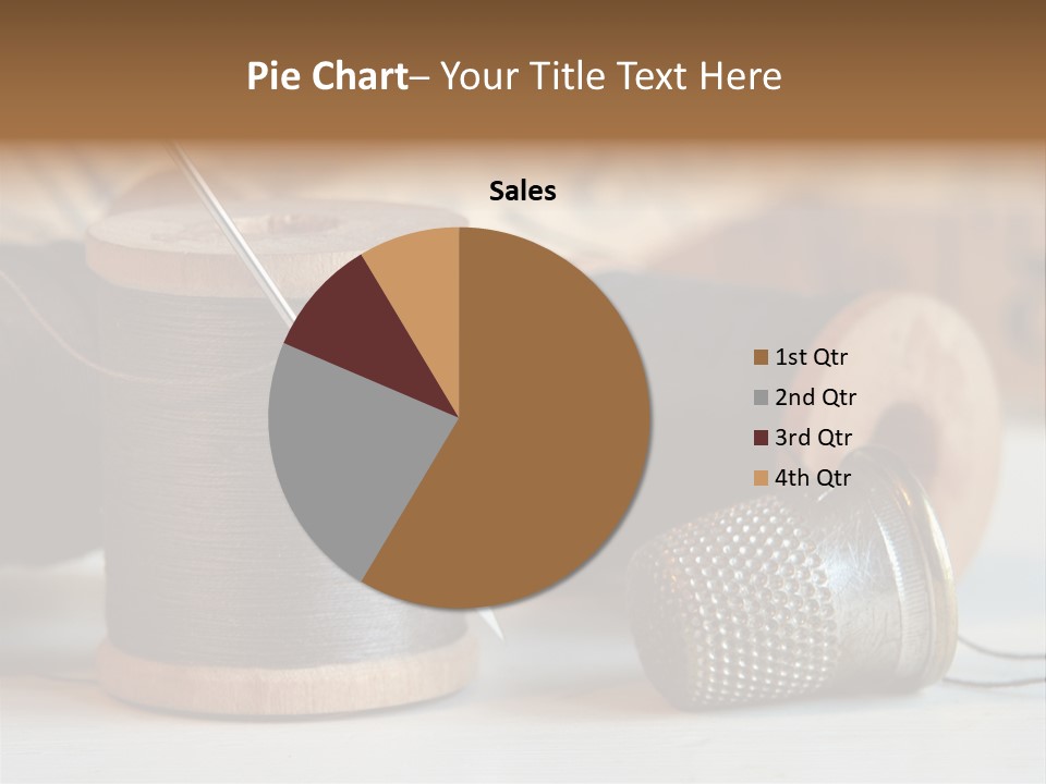 Spools Tape Tools PowerPoint Template