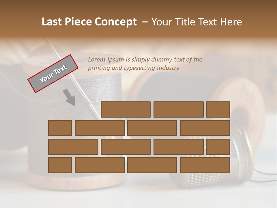 Spools Tape Tools PowerPoint Template