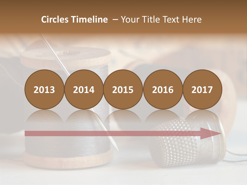 Spools Tape Tools PowerPoint Template