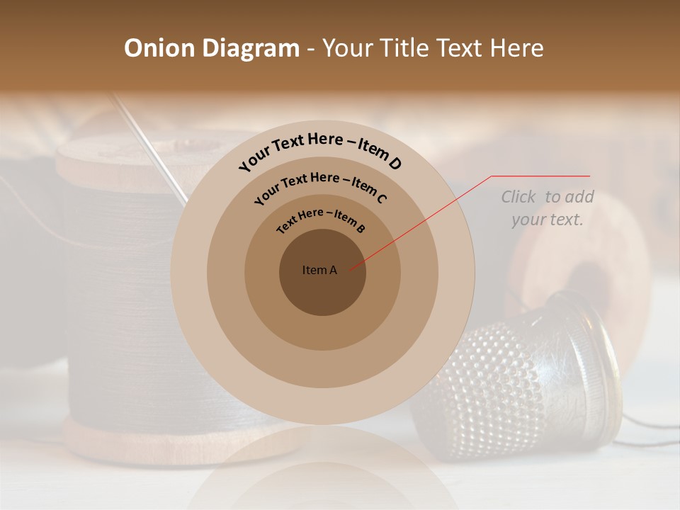 Spools Tape Tools PowerPoint Template