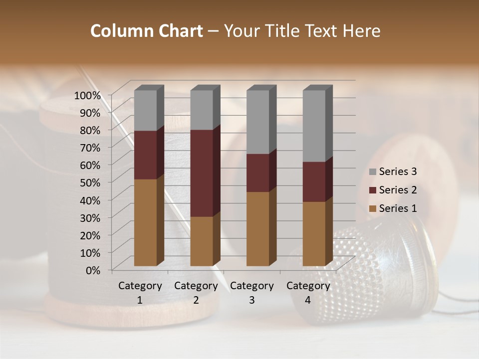 Spools Tape Tools PowerPoint Template