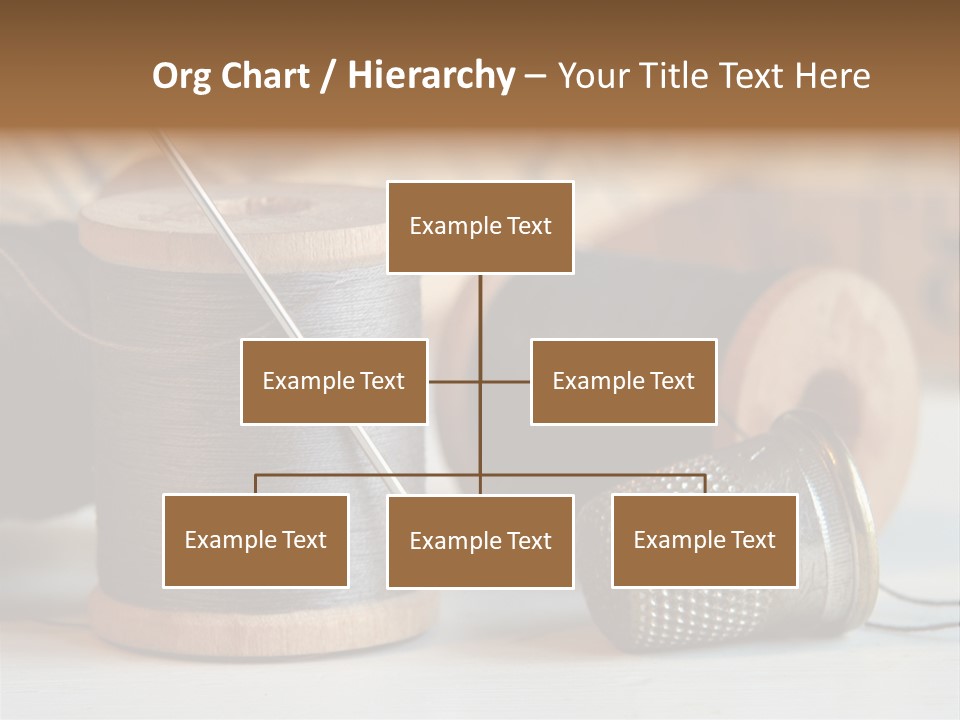 Spools Tape Tools PowerPoint Template