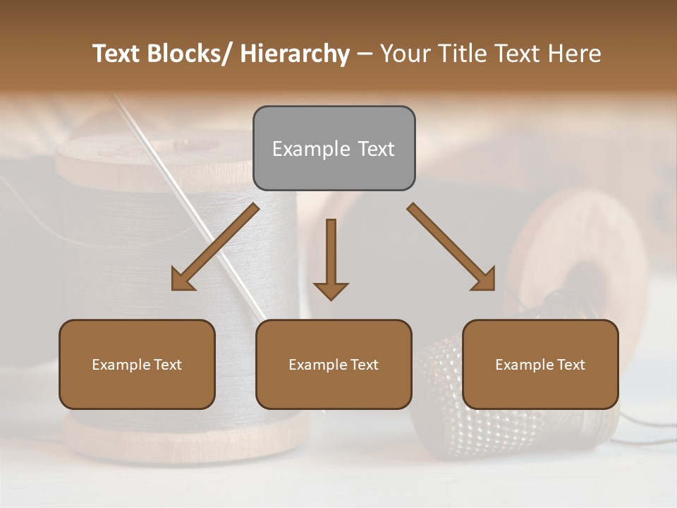 Spools Tape Tools PowerPoint Template