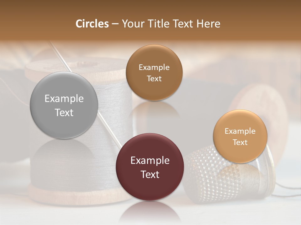 Spools Tape Tools PowerPoint Template