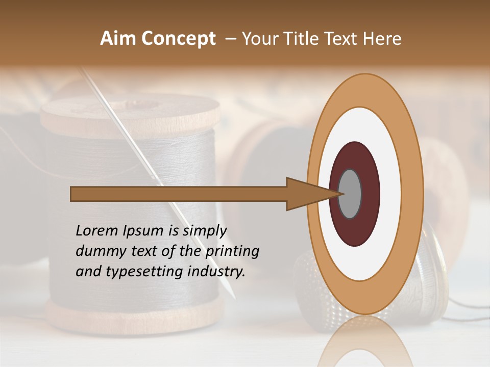 Spools Tape Tools PowerPoint Template