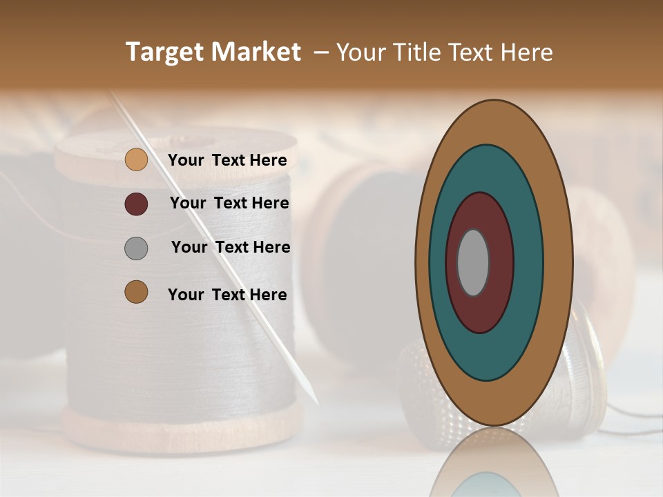 Spools Tape Tools PowerPoint Template